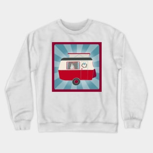 Vintage Christmas Caravan Crewneck Sweatshirt